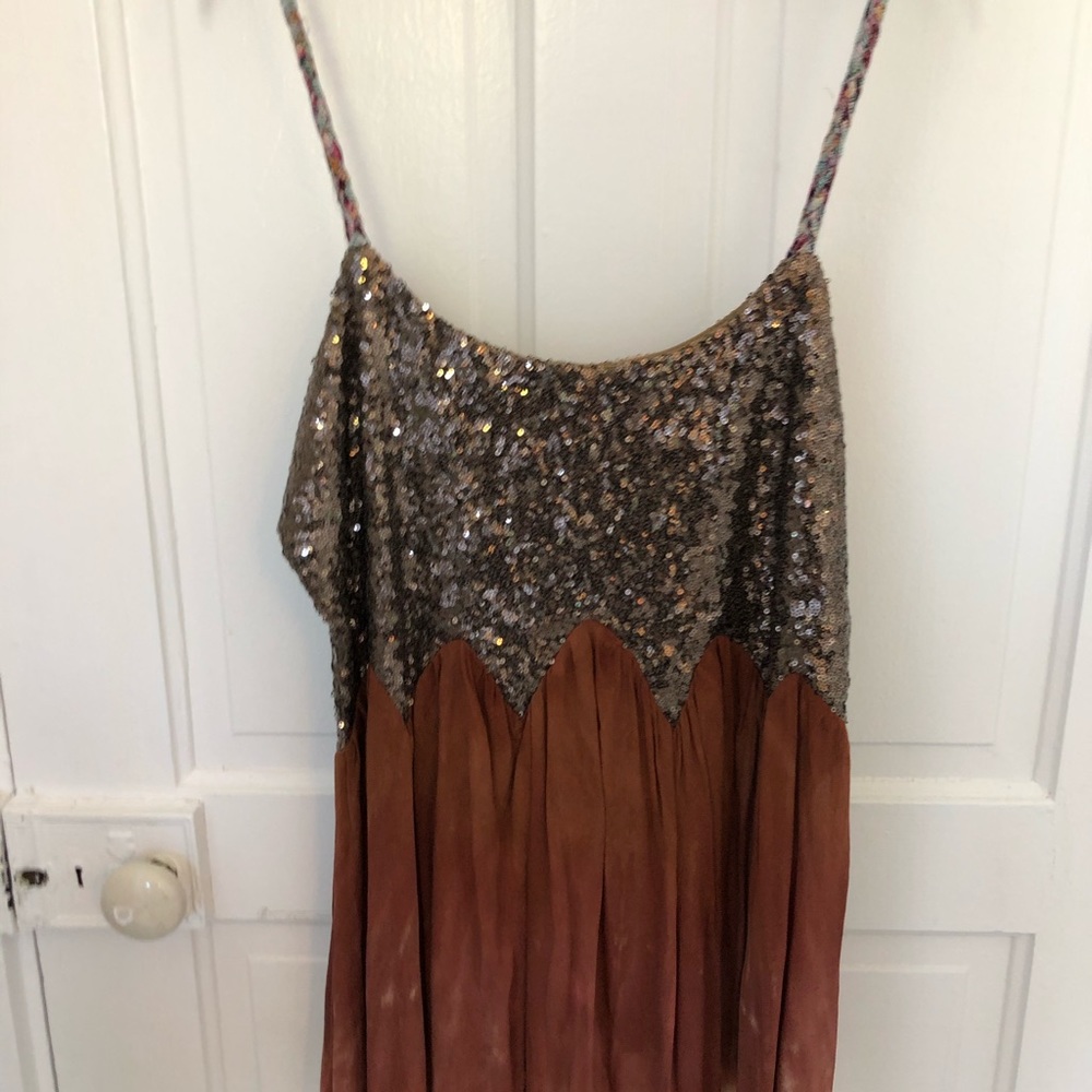 Sequin babydoll BKE tunic/mini dress